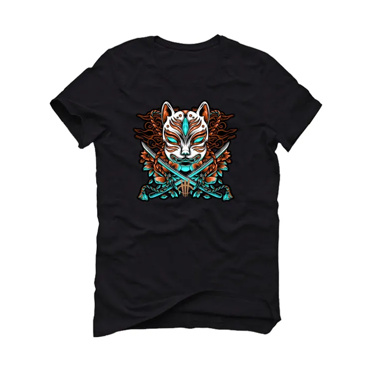 Women's Dunk Low Patchwork Black T-Shirt (CAT MASK)