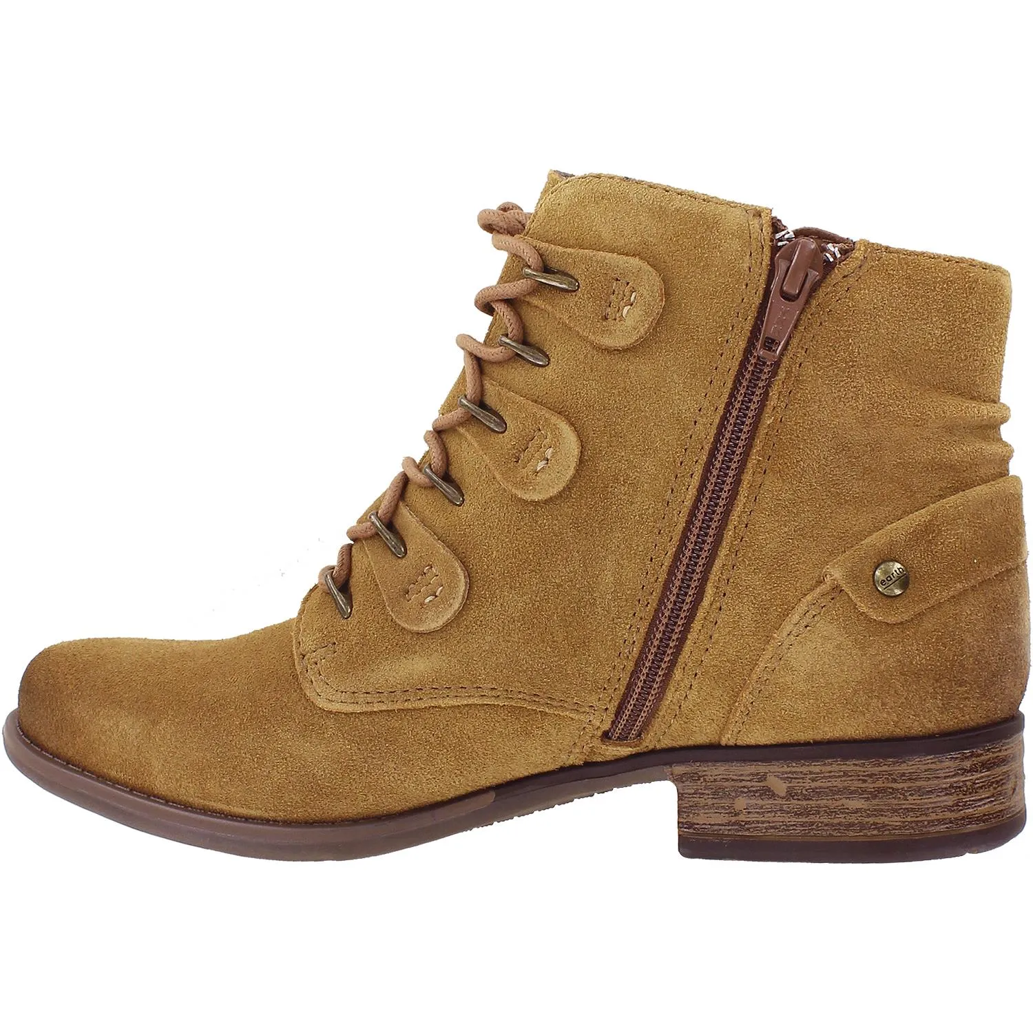 Women's Earth Bahn Bone Brown Suede