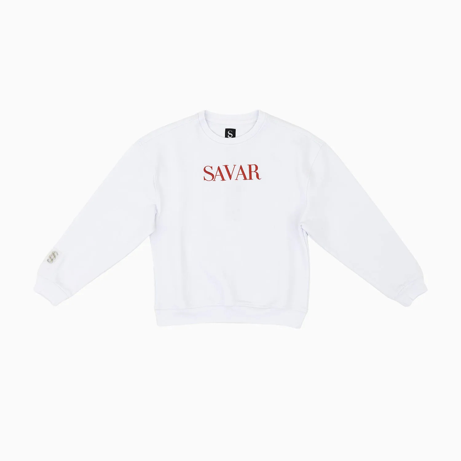 Women's Embroidery Crew Neck Sweatshirt