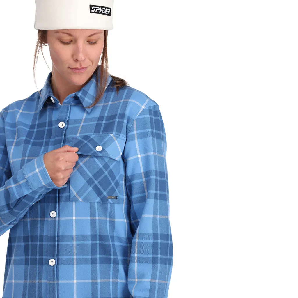 Womens Fab Flannel - Blue Plaid