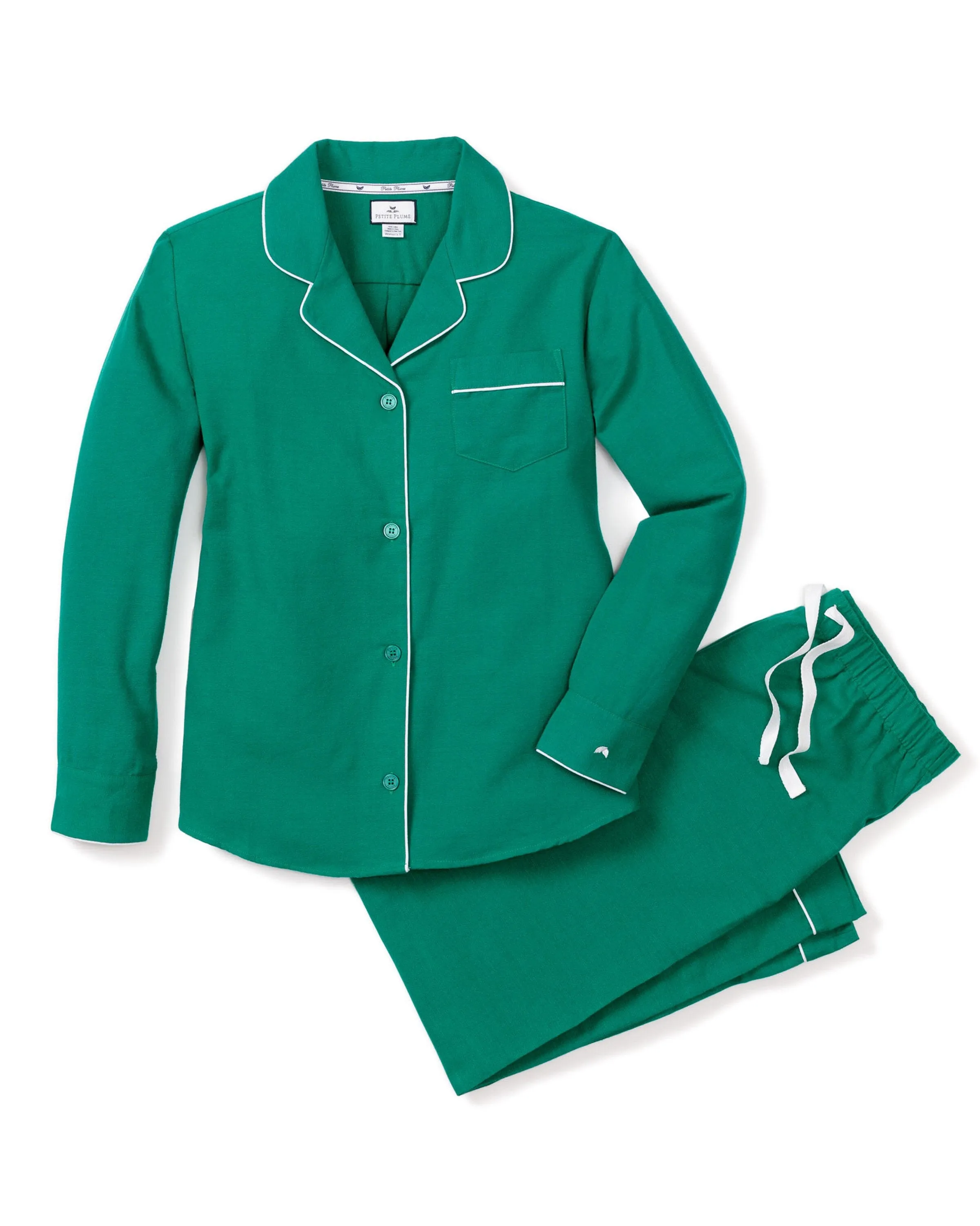 Women's Flannel Pajama Set | Forest Green