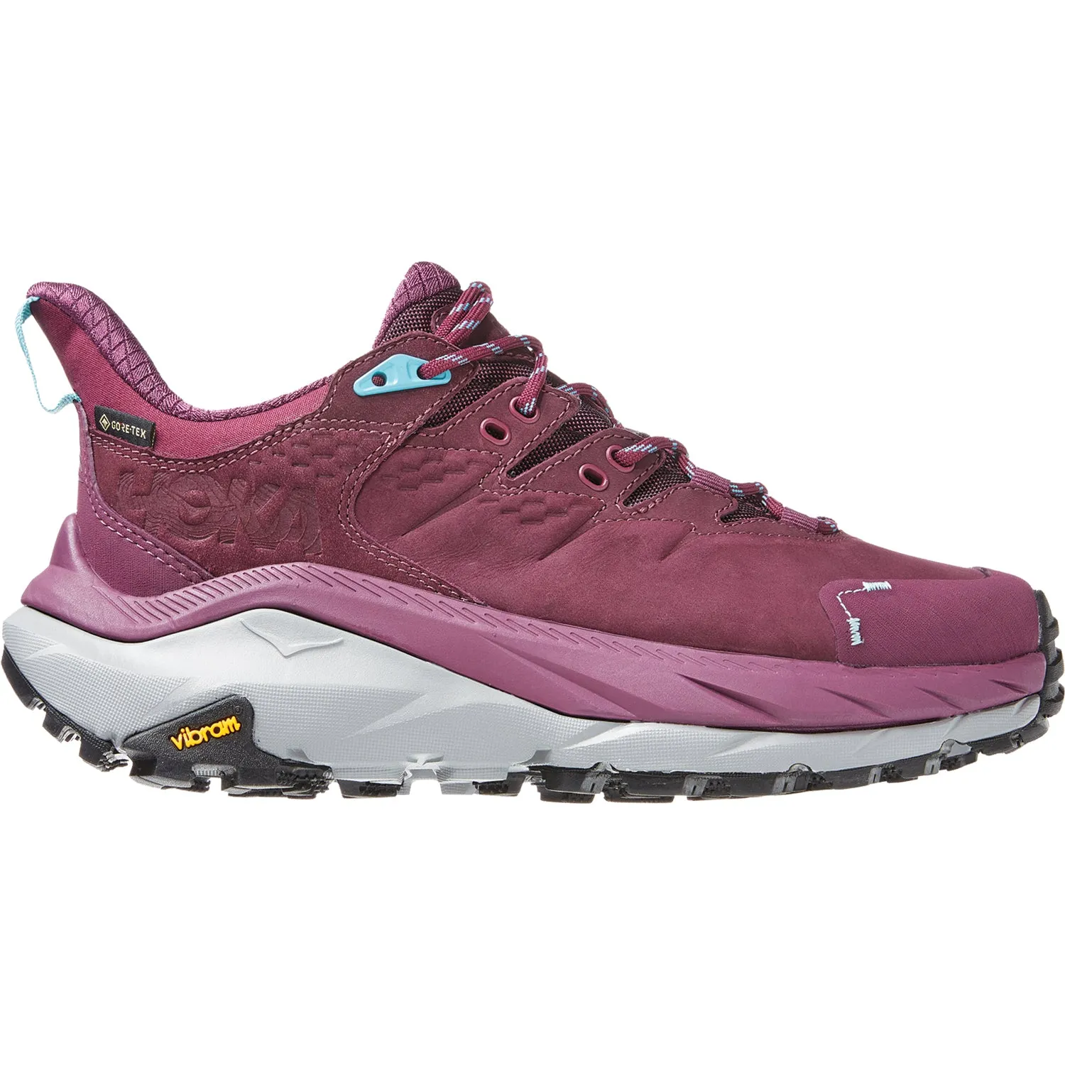 Women's Hoka Kaha 2 Low GTX Grape Wine/Coastal Shade Nubuck