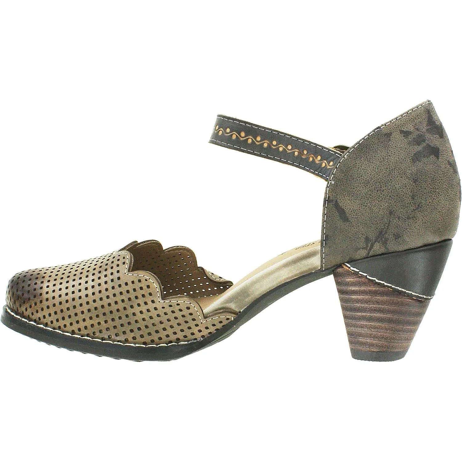 Women's L'Artiste by Spring Step Parchelle Grey Multi Leather