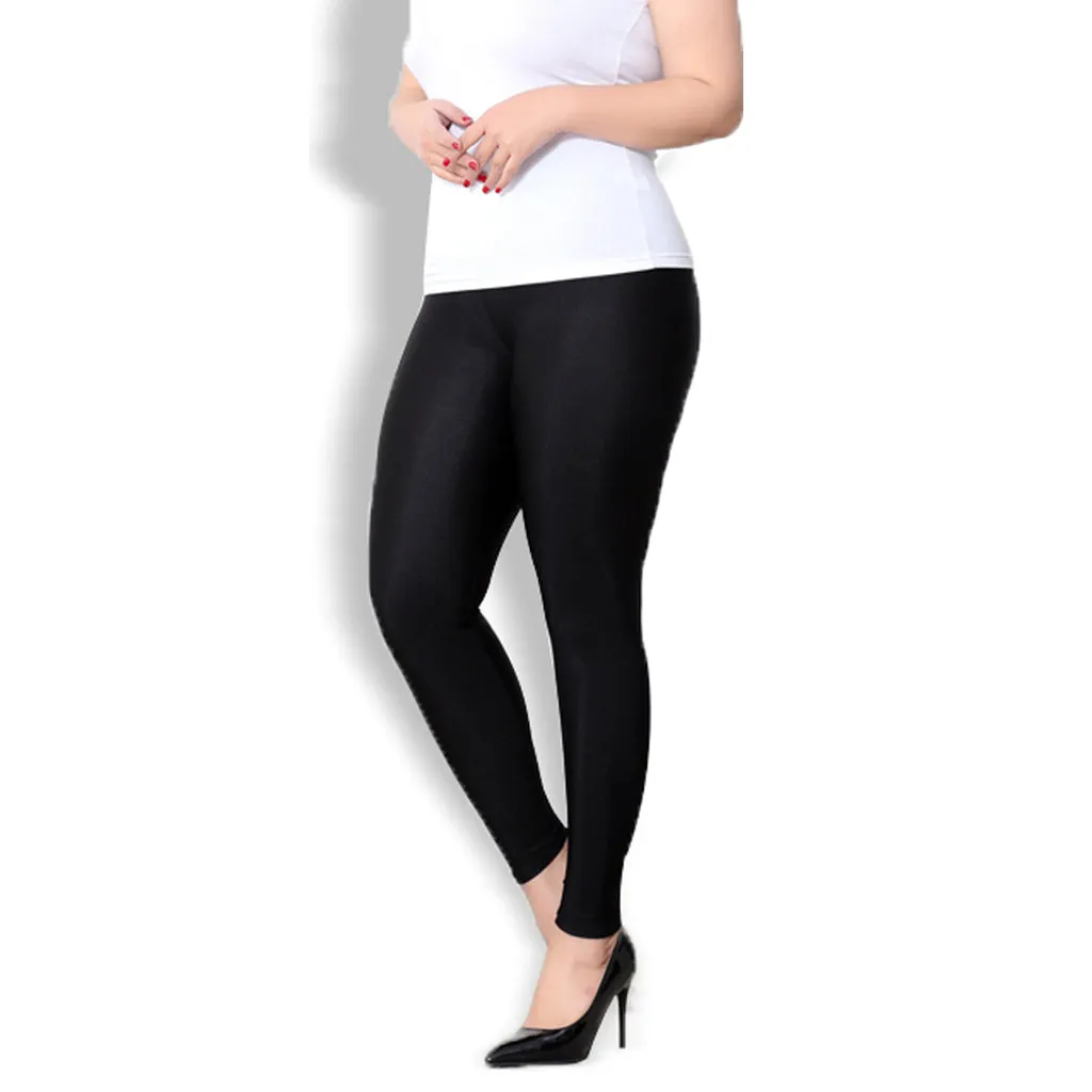 women's leggings casual leggings  high stretch  pants Plus-Size Stretch  Leggings