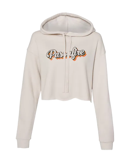 Women's Logo Crop Hoodie (Dust)