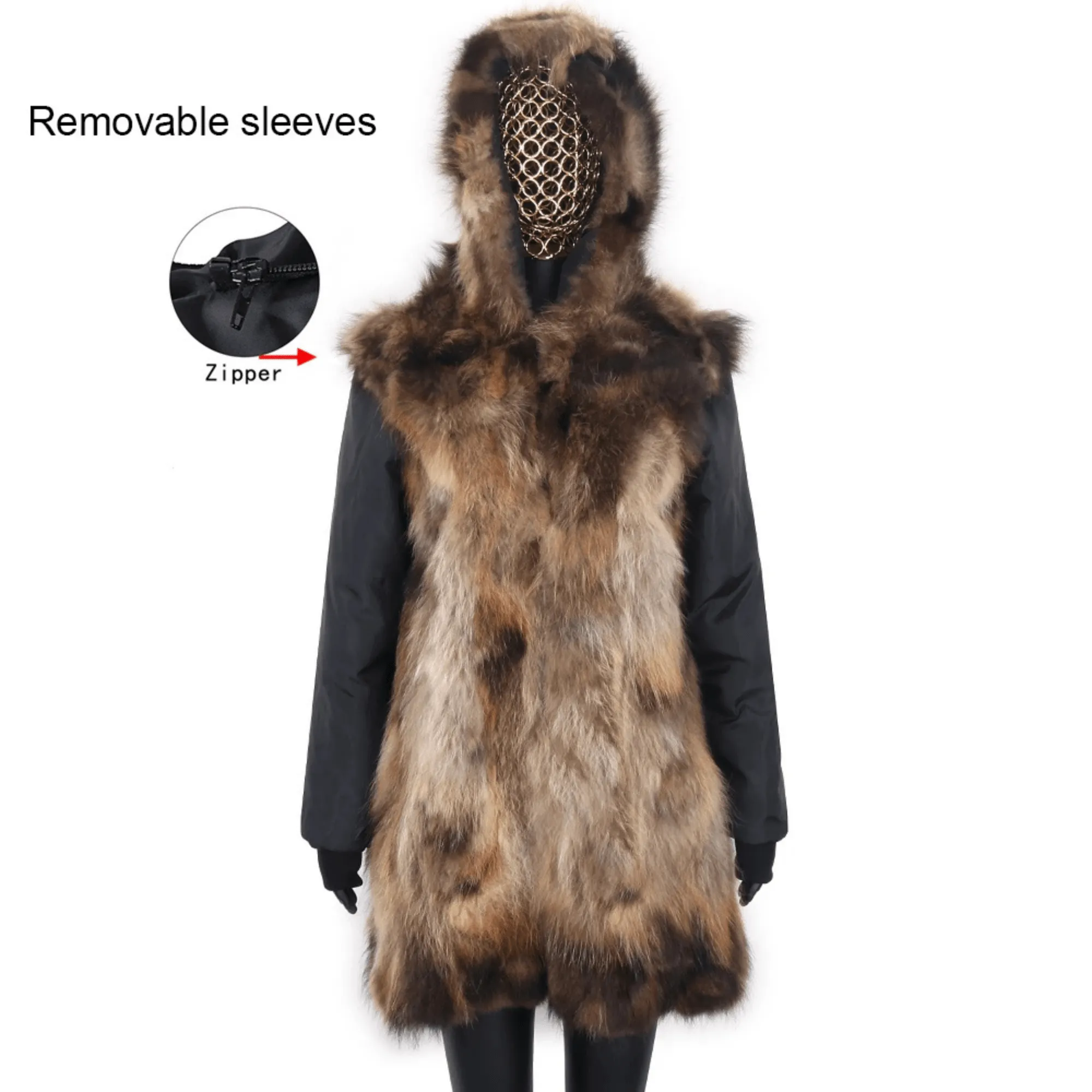 Women's Luxury Real Fur Waterproof Parka "Alpha Style"