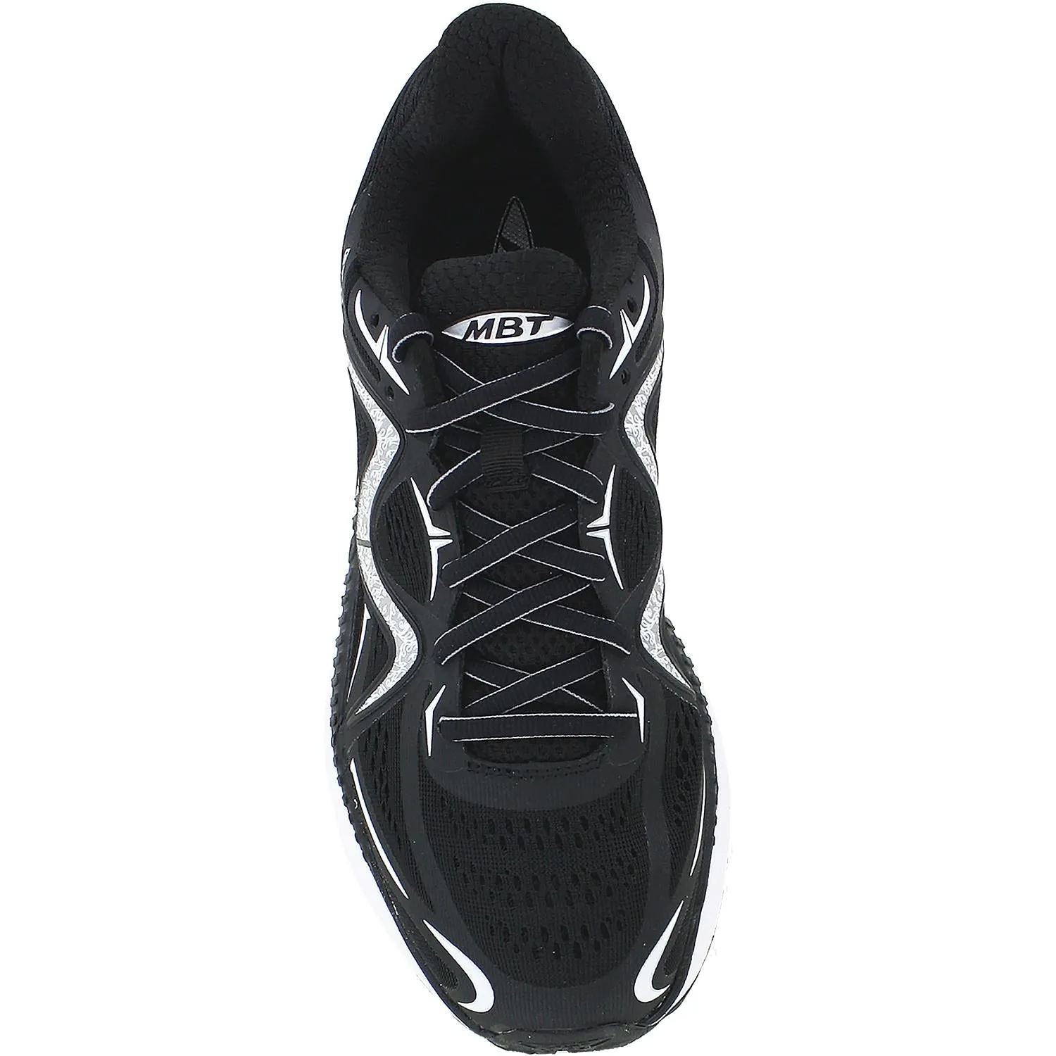 Women's MBT GT 17 Running Shoe Black/White Mesh