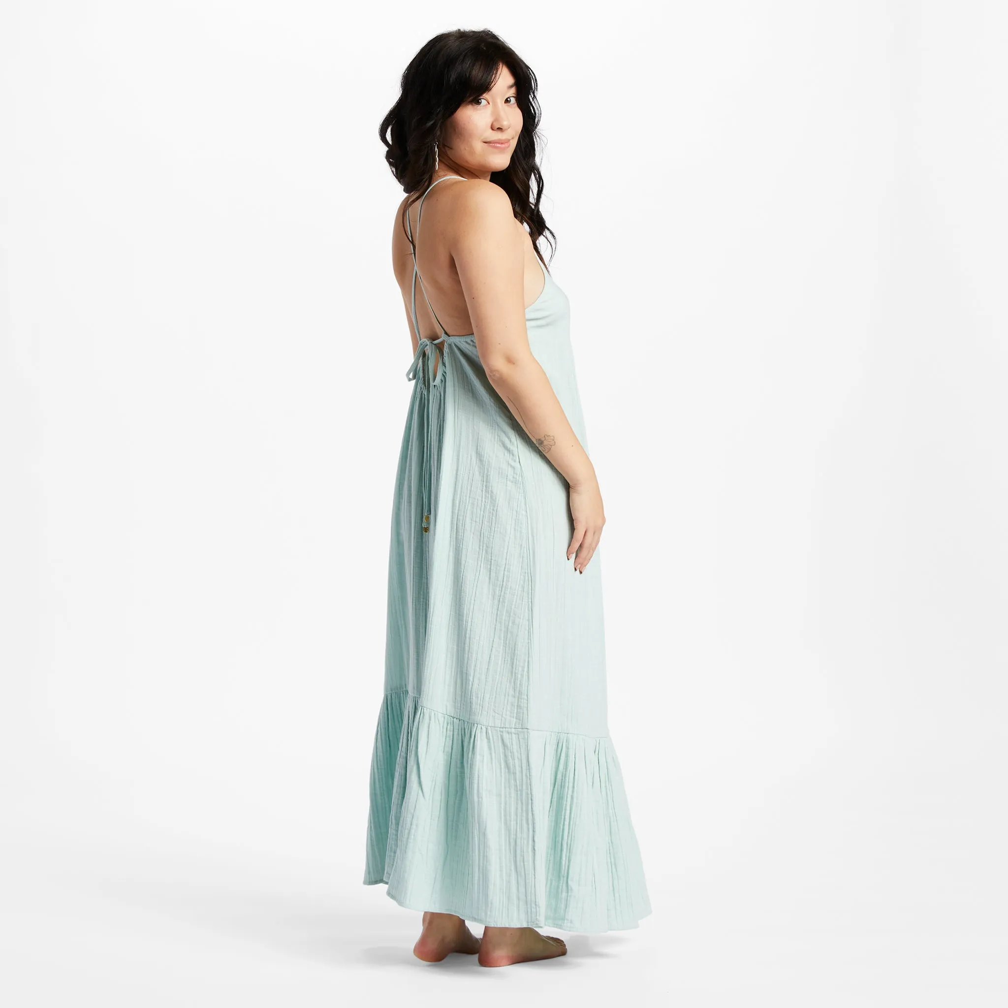 Womens On The Lanai Dress - Sage