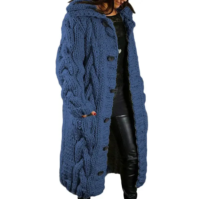 Women's Plus Size Cardigan Coat