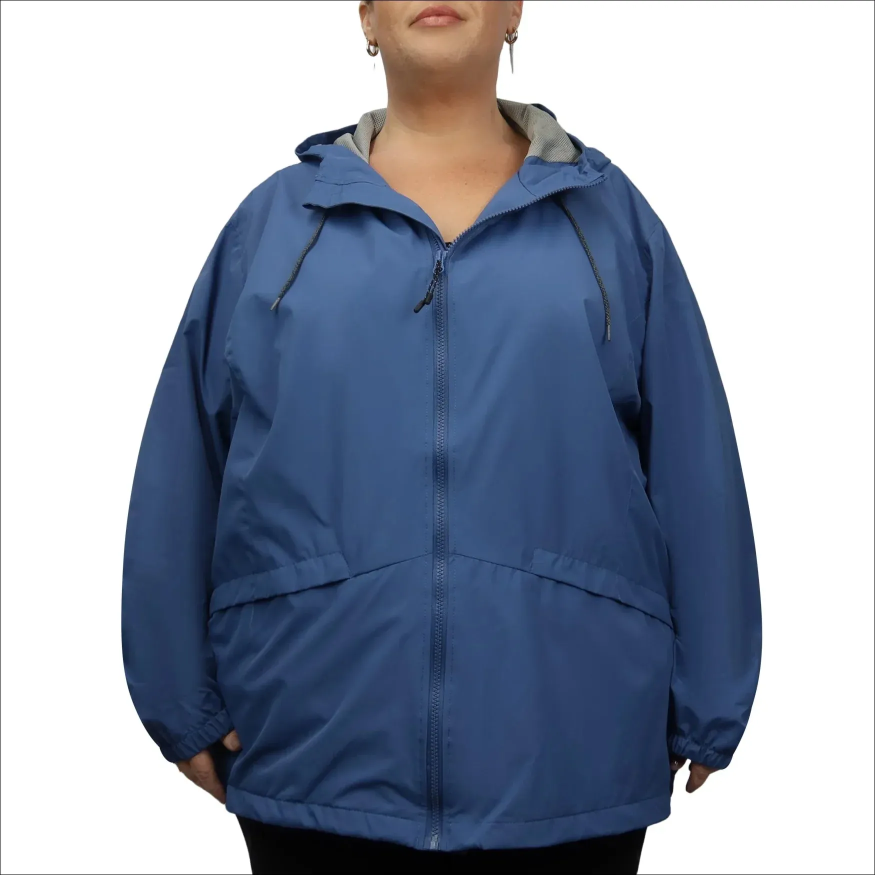 Women’s Plus Size Windguard Hooded 2X-6X Rain Jacket