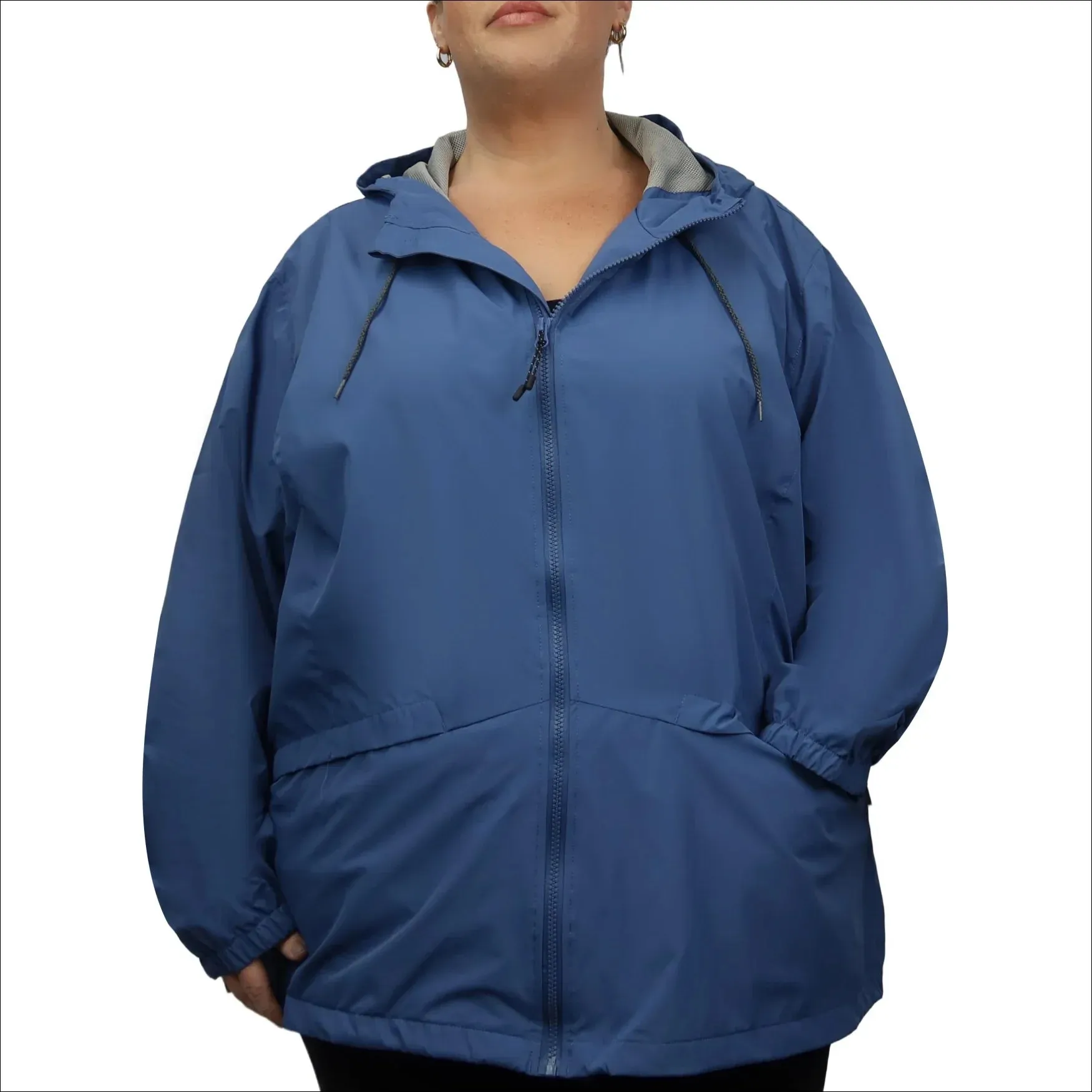 Women’s Plus Size Windguard Hooded 2X-6X Rain Jacket