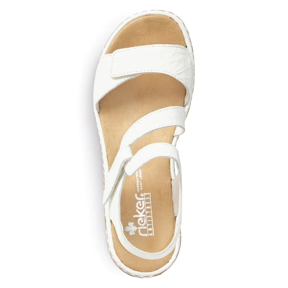 WOMEN'S RIEKER REGINA C7 SANDAL | WHITE