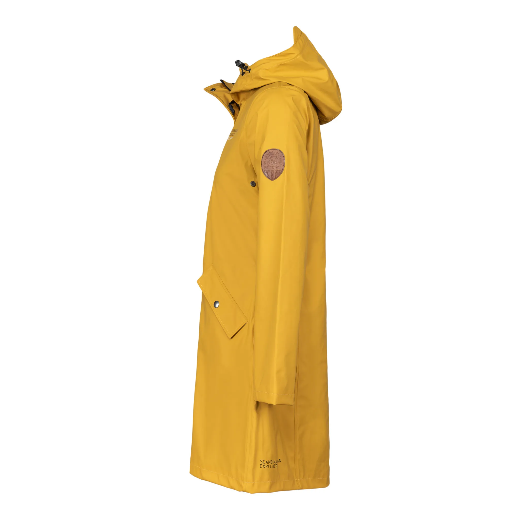 Women's Scandinavian Raincoat - Yellow