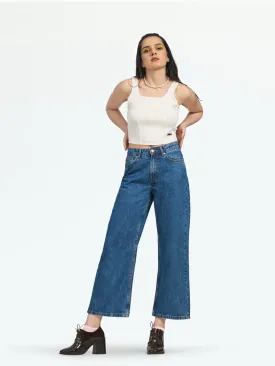 Women's Seattle Cropped Wide Leg Jeans