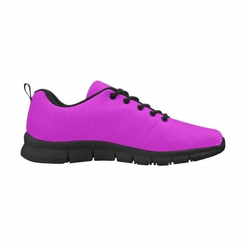 Womens Sneakers, Purple And Black Running Shoes