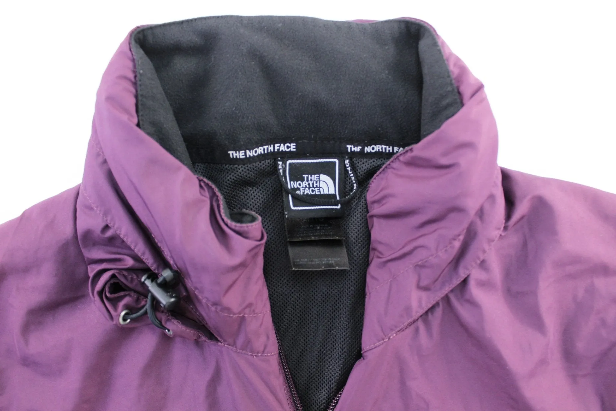 Women's The North Face Logo Black & Purple Jacket