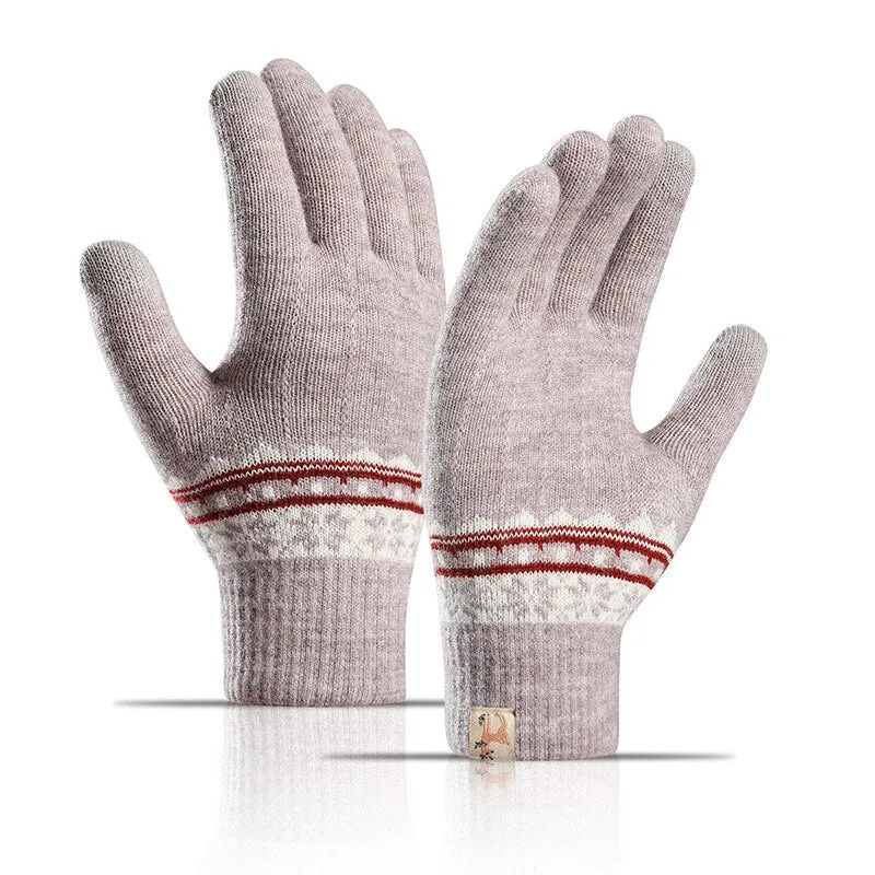 Women's Thicken Warm TouchScreen Winter Gloves