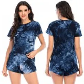 Women's Tie-Dye Pajama Set