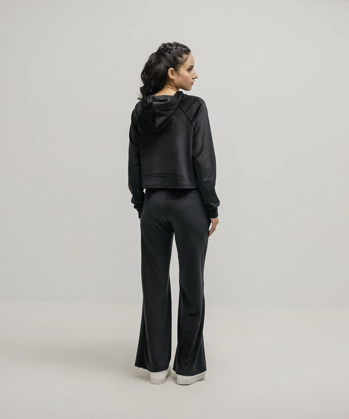 Women's Velour Flare Pants