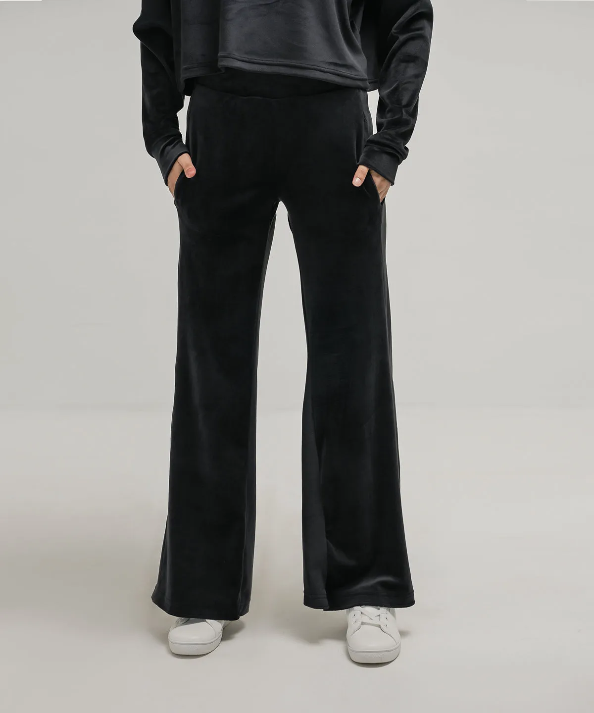 Women's Velour Flare Pants