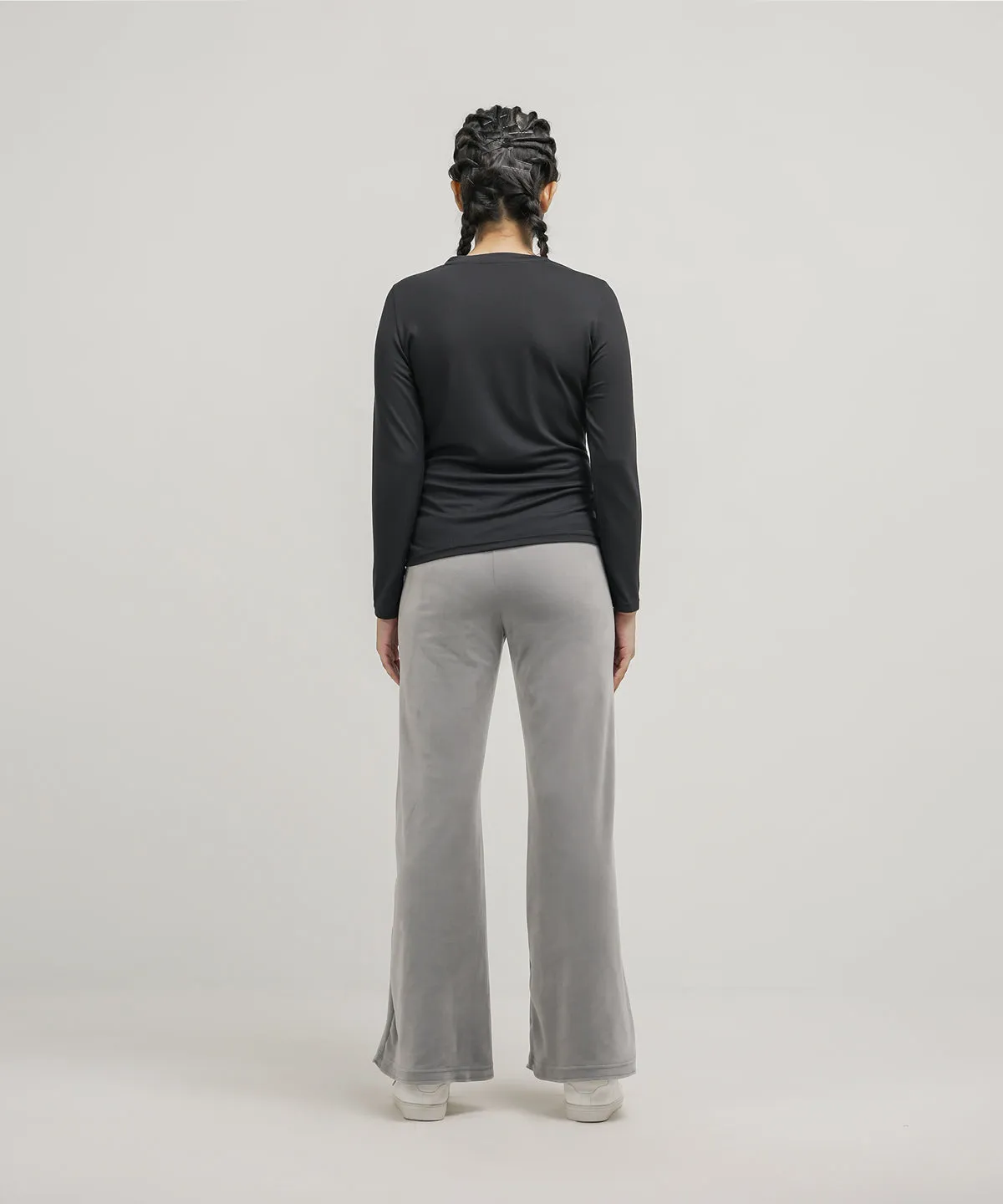 Women's Velour Flare Pants