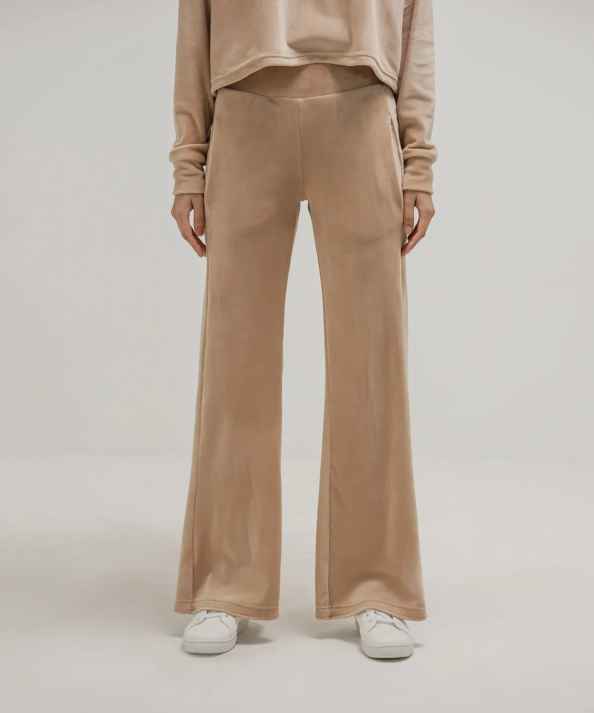 Women's Velour Flare Pants