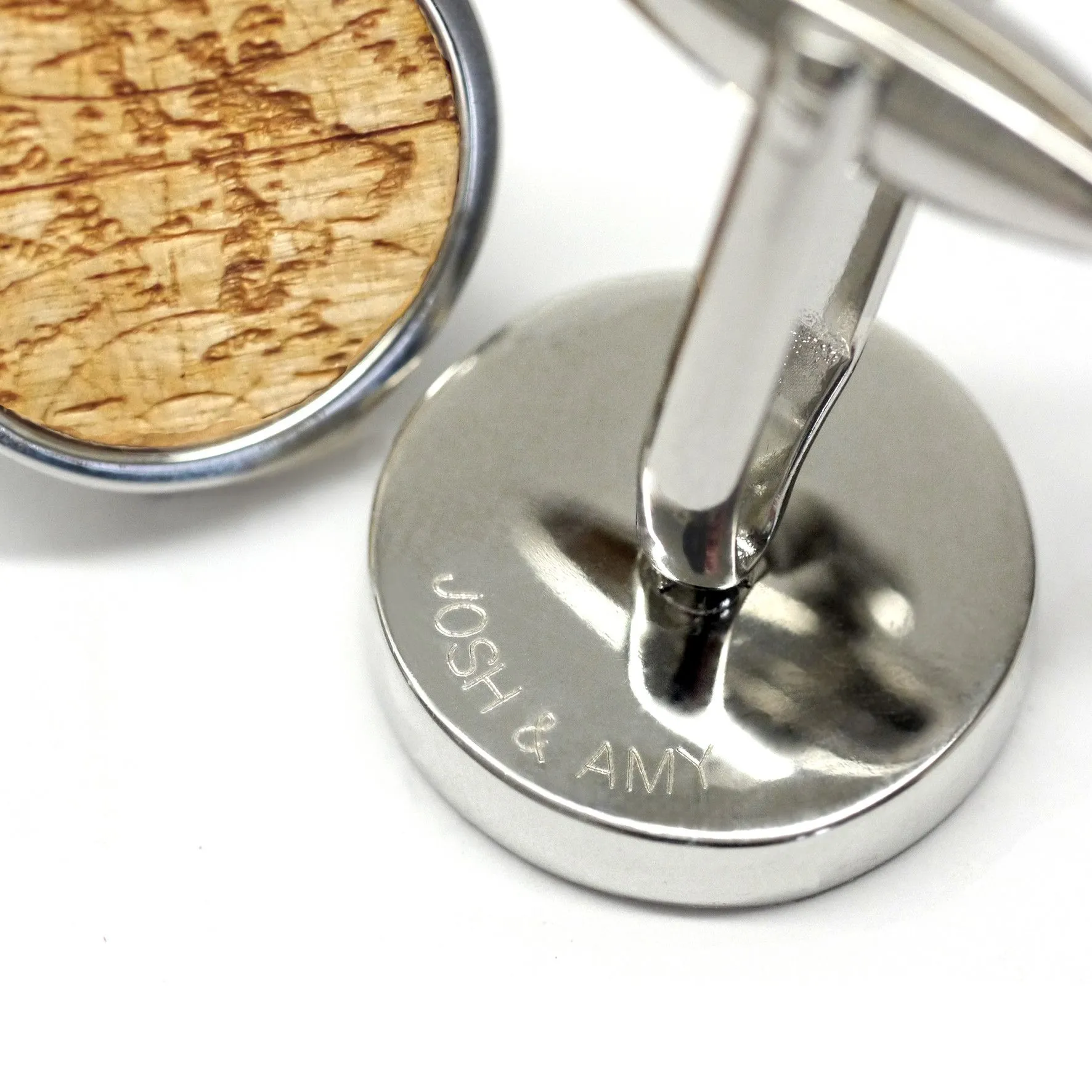 Wooden Globe Cufflinks