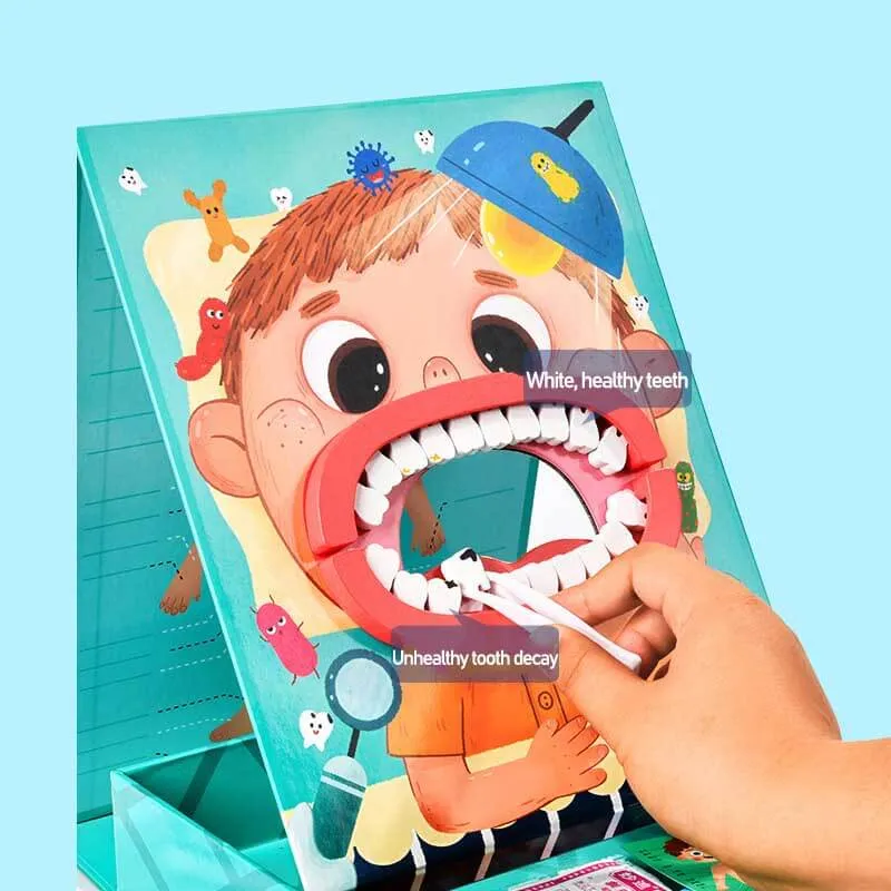 Wooden Simulation Dentist Set