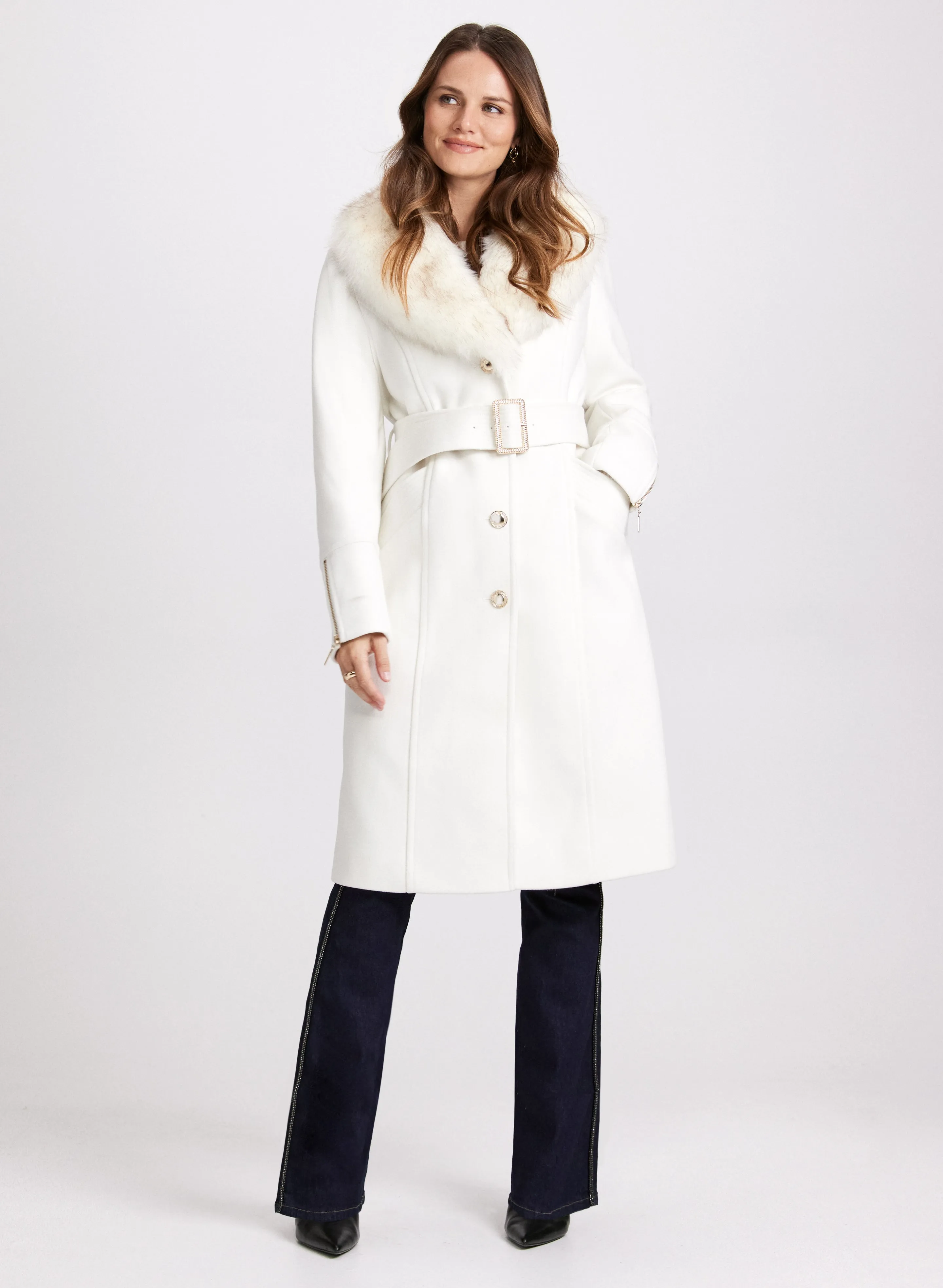 Wool-Blend Coat