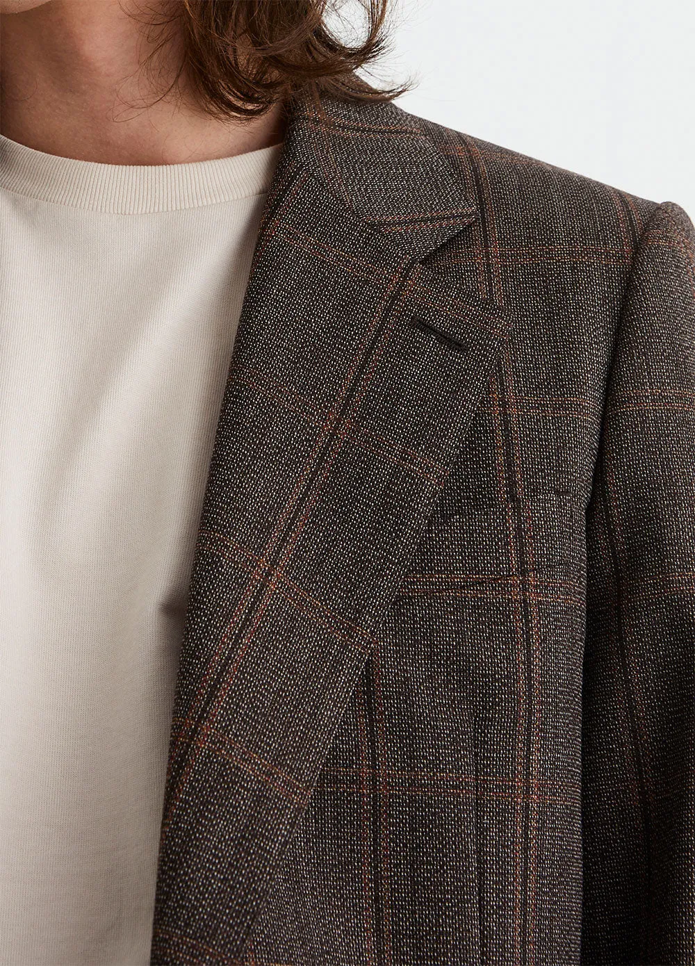 Wool Check Jacket