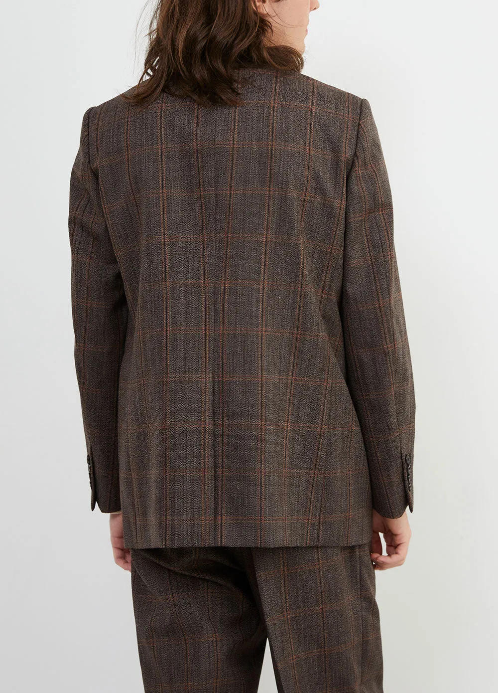 Wool Check Jacket