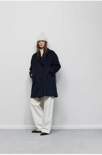 Wool coat Navy