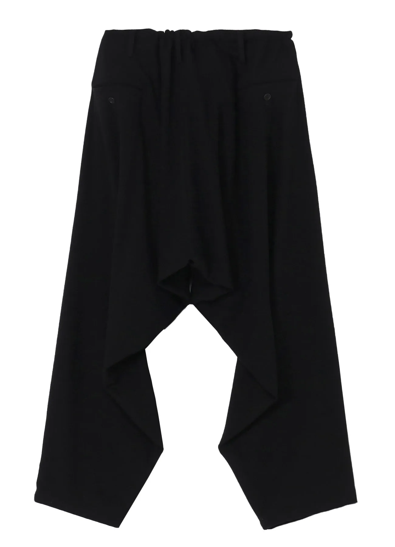 WOOL FLANNEL DRAPE PANTS