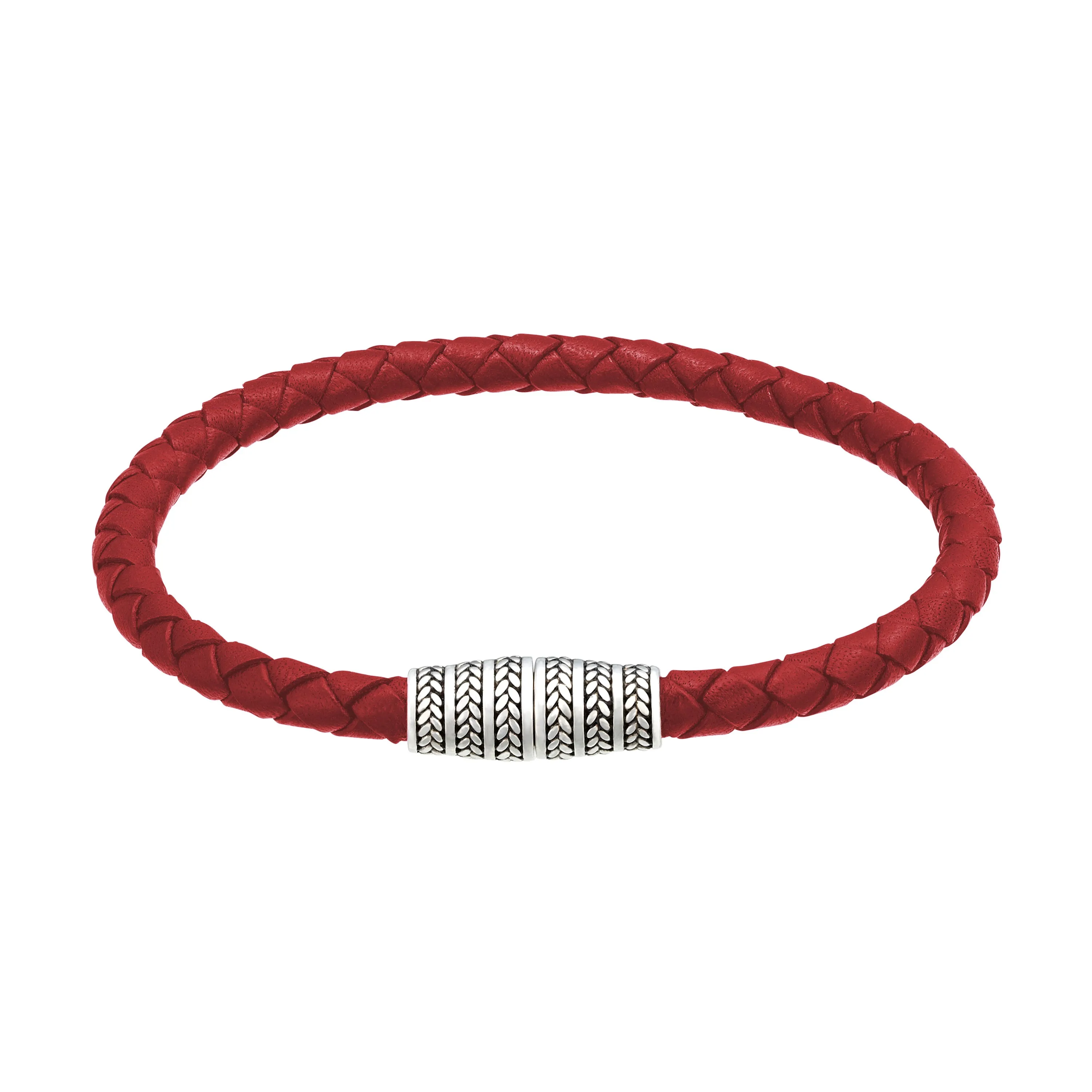 Woven Sterling Magnet Bracelet