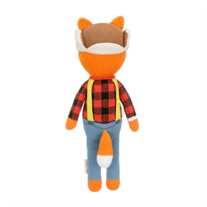 Wyatt the Fox Knit Dolls by Cuddle   Kind