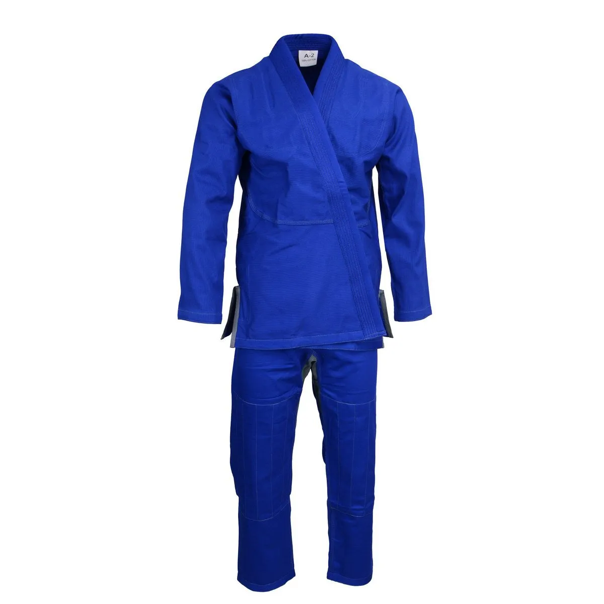 X-Fitness XFM6001 Ultra Light Preshrunk BJJ Jiu Jitsu Gi (See Special Sizing Guide)-BLUE