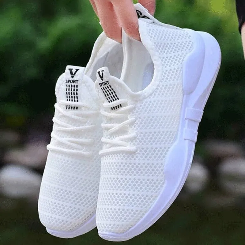 xiangtuibao  Hot Selling Summer New Style Women's Outdoor Sneakers Comfortable Breathable Hollow Casual Shoes Sports Mesh Womans White Shoes