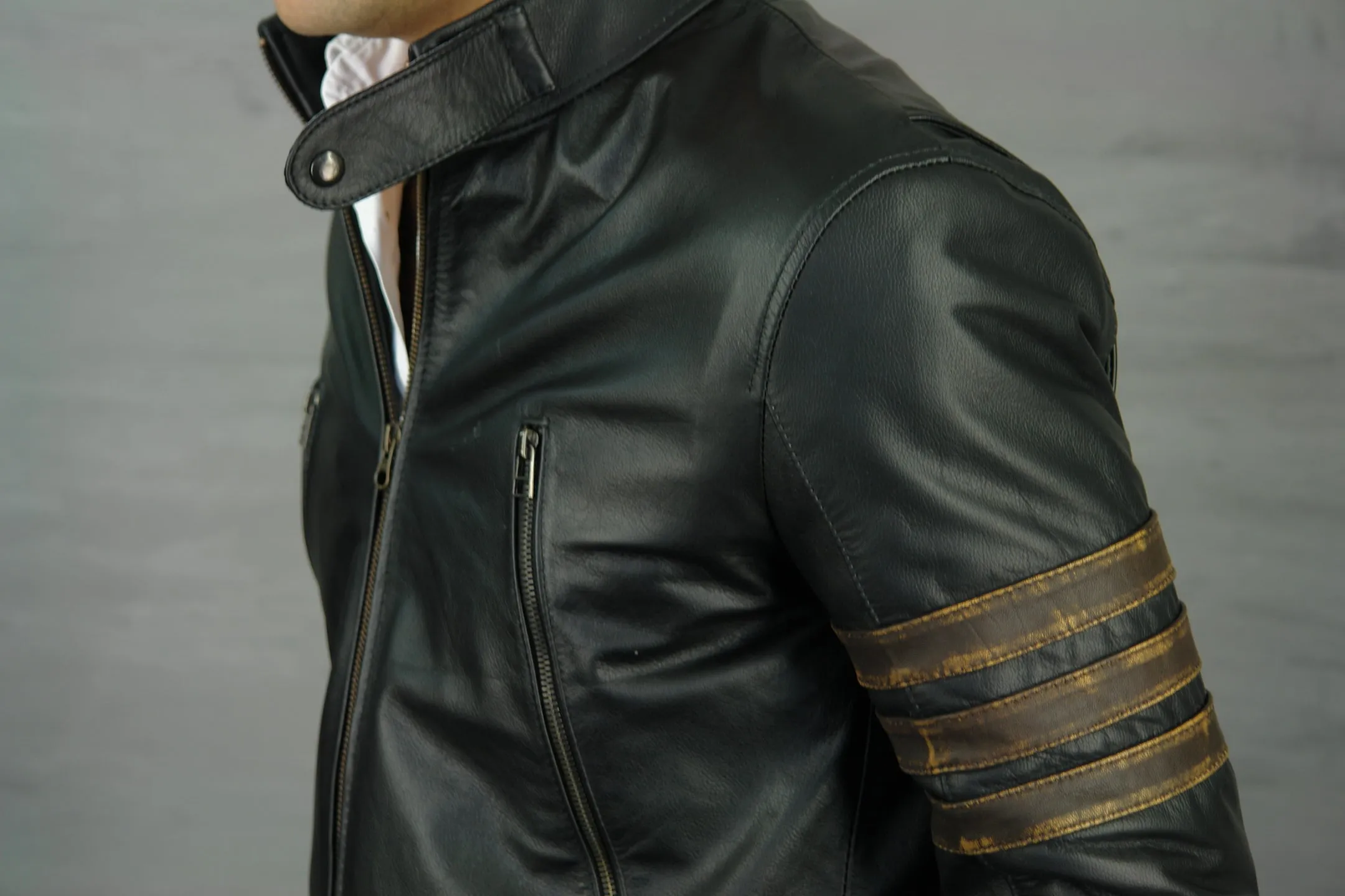 XMEN ORIGINS Leather Jacket Black Edition