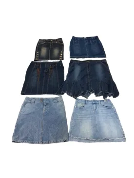 Y2k 2024 - Midi Denim Skirts - 13 pcs