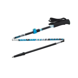 YC FlipOut Trekking Pole - Carbon-Blue/Gray