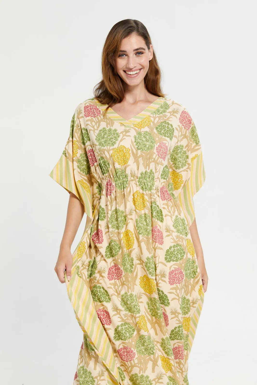 Yellow Kaftan Nightgown