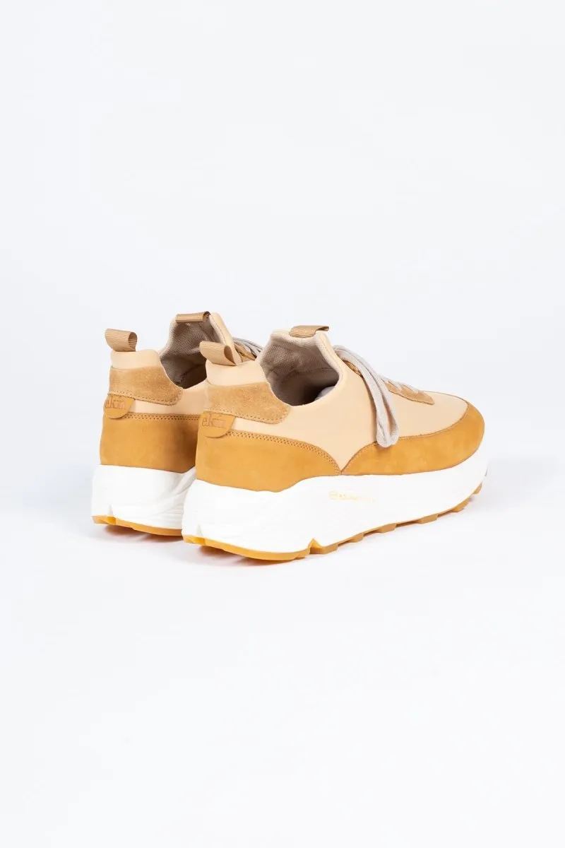 Yew Sneaker | Camel Neoprene   Nubuck