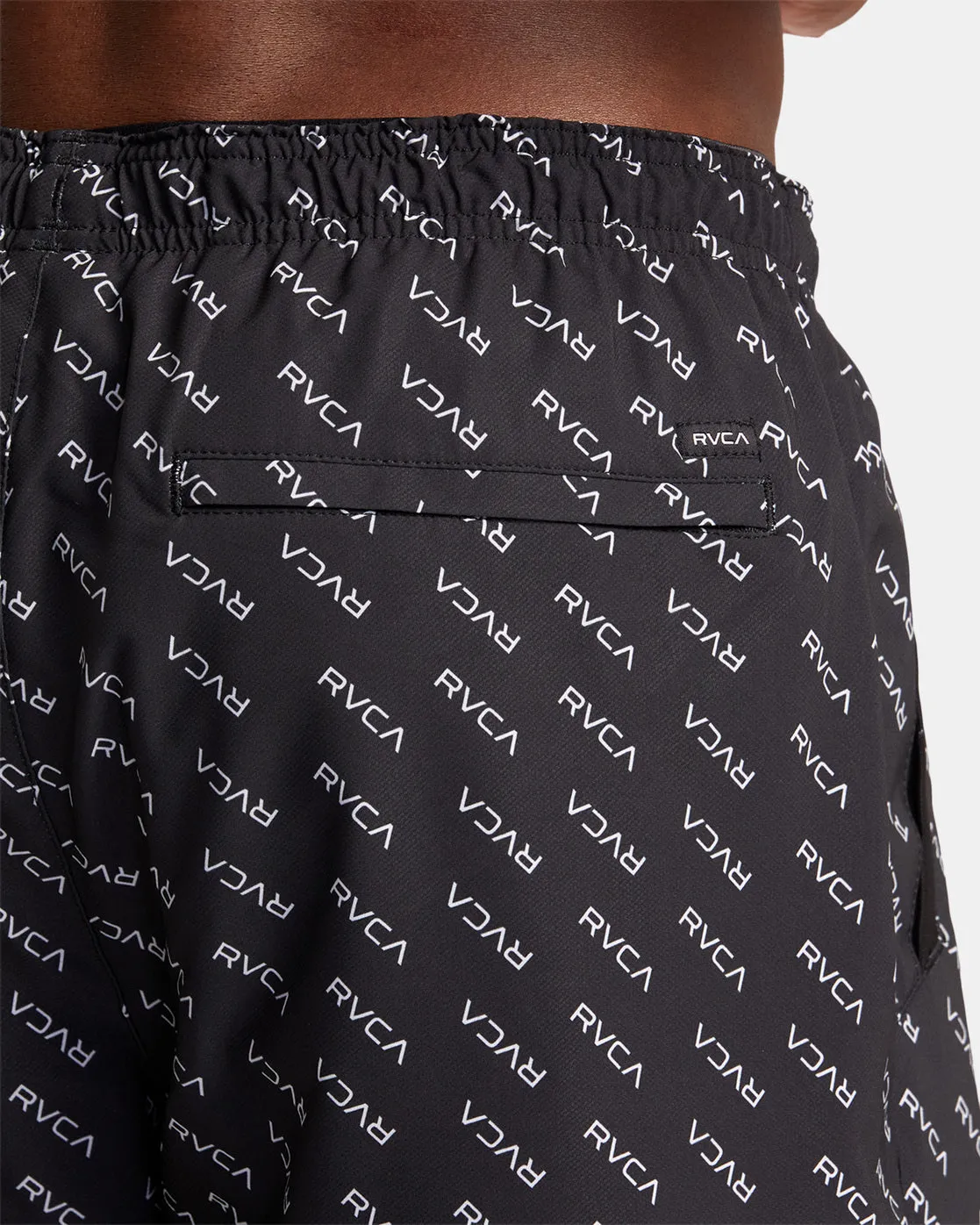 Yogger Stretch 17" Athletic Shorts - RVCA Monogram