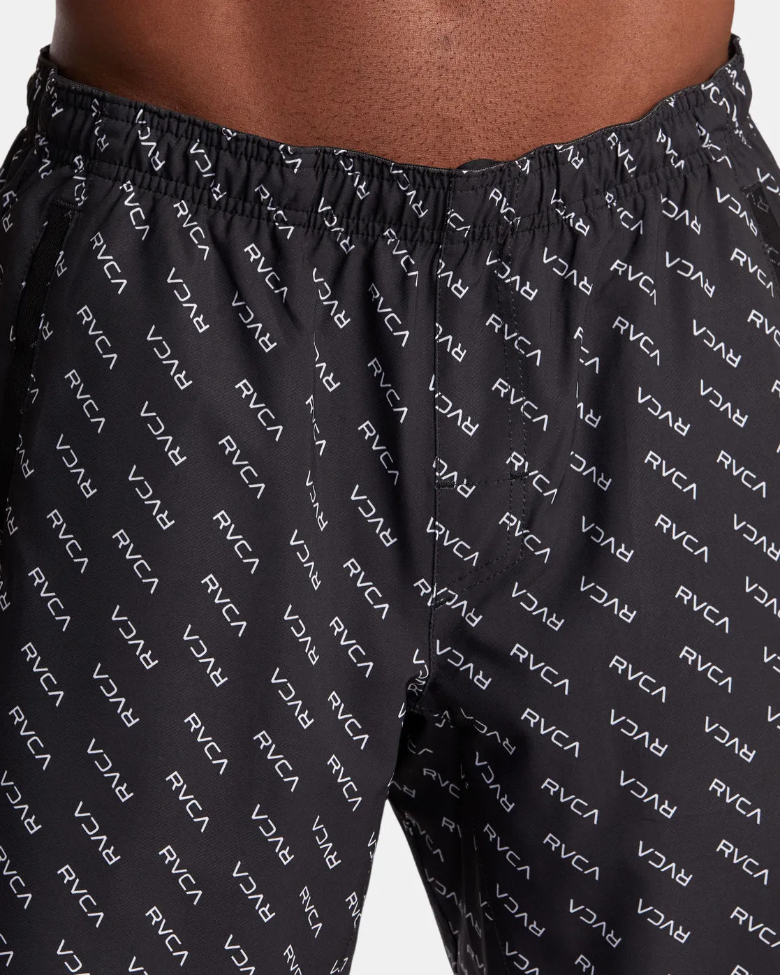 Yogger Stretch 17" Athletic Shorts - RVCA Monogram