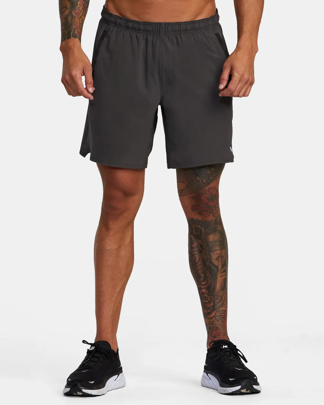 Yogger Stretch 17" Athletic Shorts - Slate