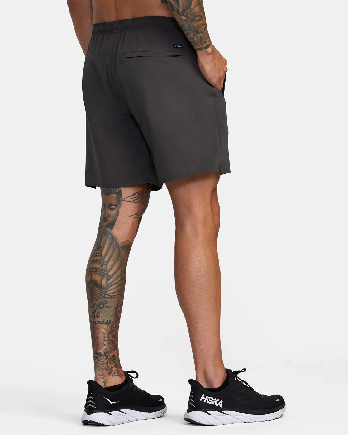 Yogger Stretch 17" Athletic Shorts - Slate