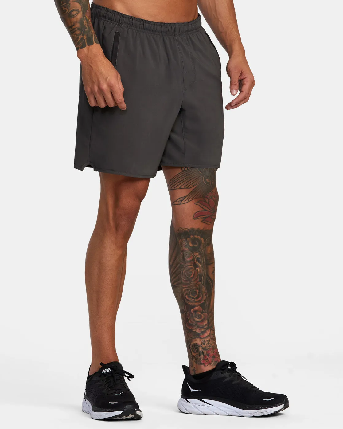 Yogger Stretch 17" Athletic Shorts - Slate