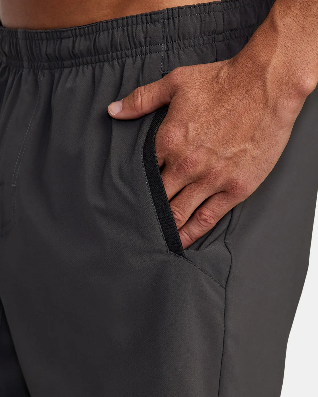 Yogger Stretch 17" Athletic Shorts - Slate