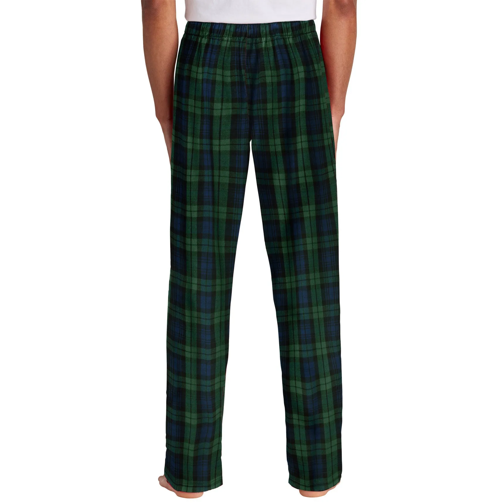 Young Men’s Flannel Plaid Sleepwear Pajamas