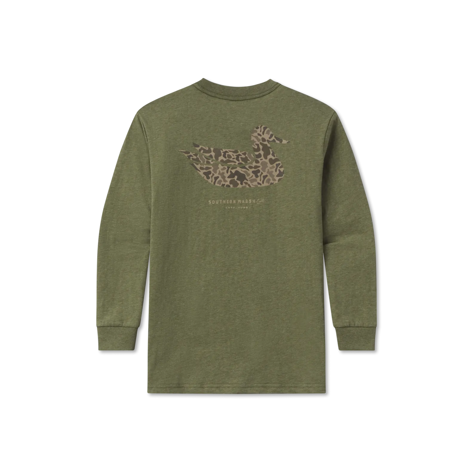 Youth Duck Originals Tee - Camo - Long Sleeve